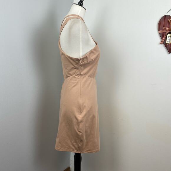 NWT super down Nude Cutout Mini Dress - Picture 7 of 9